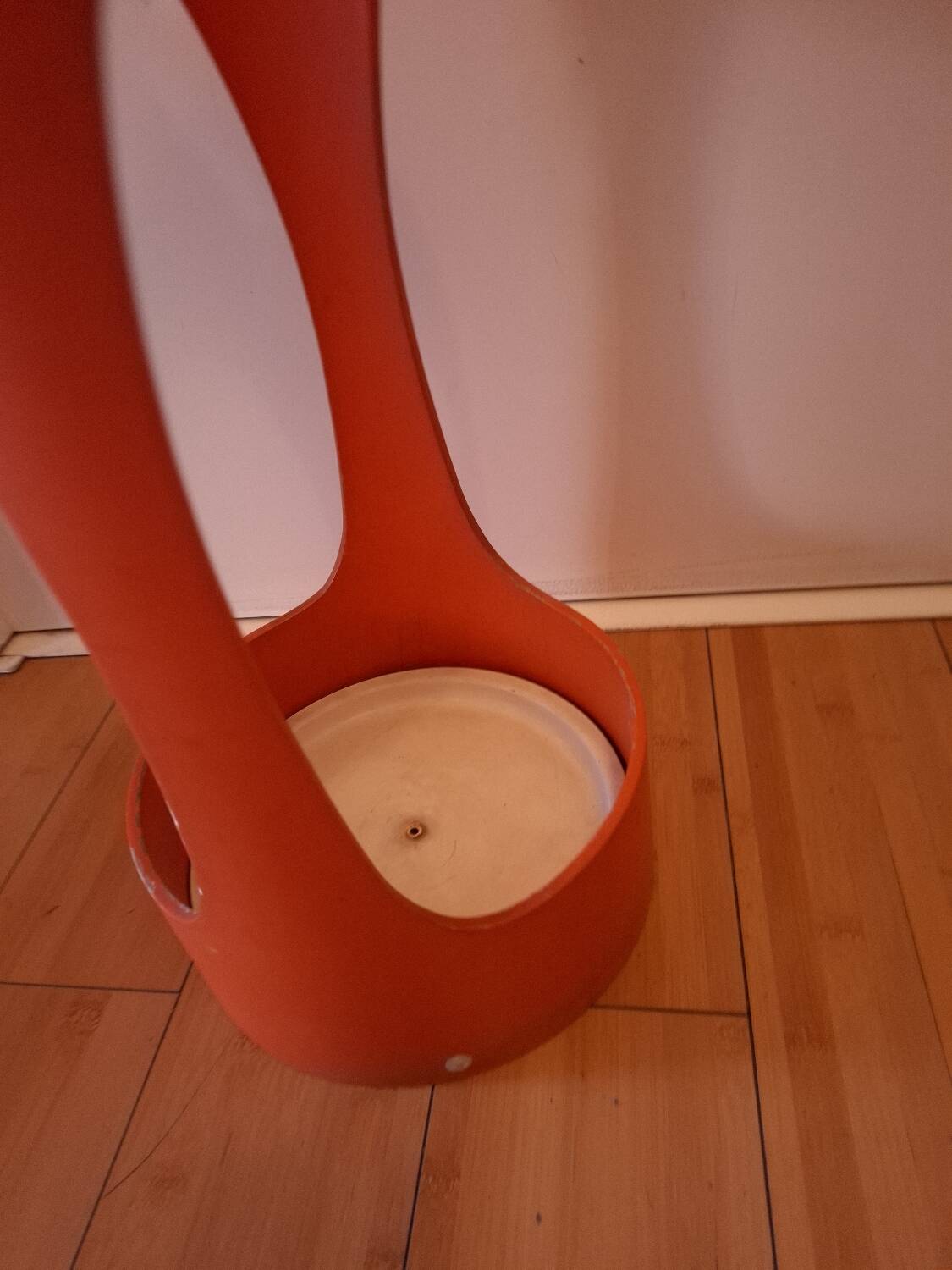 Vintage 70's wooden umbrella stand