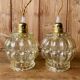 Lot de 2 suspensions baladeuse vintage.