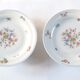 Flowered porcelain compotier