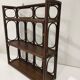 Rattan wall shelf