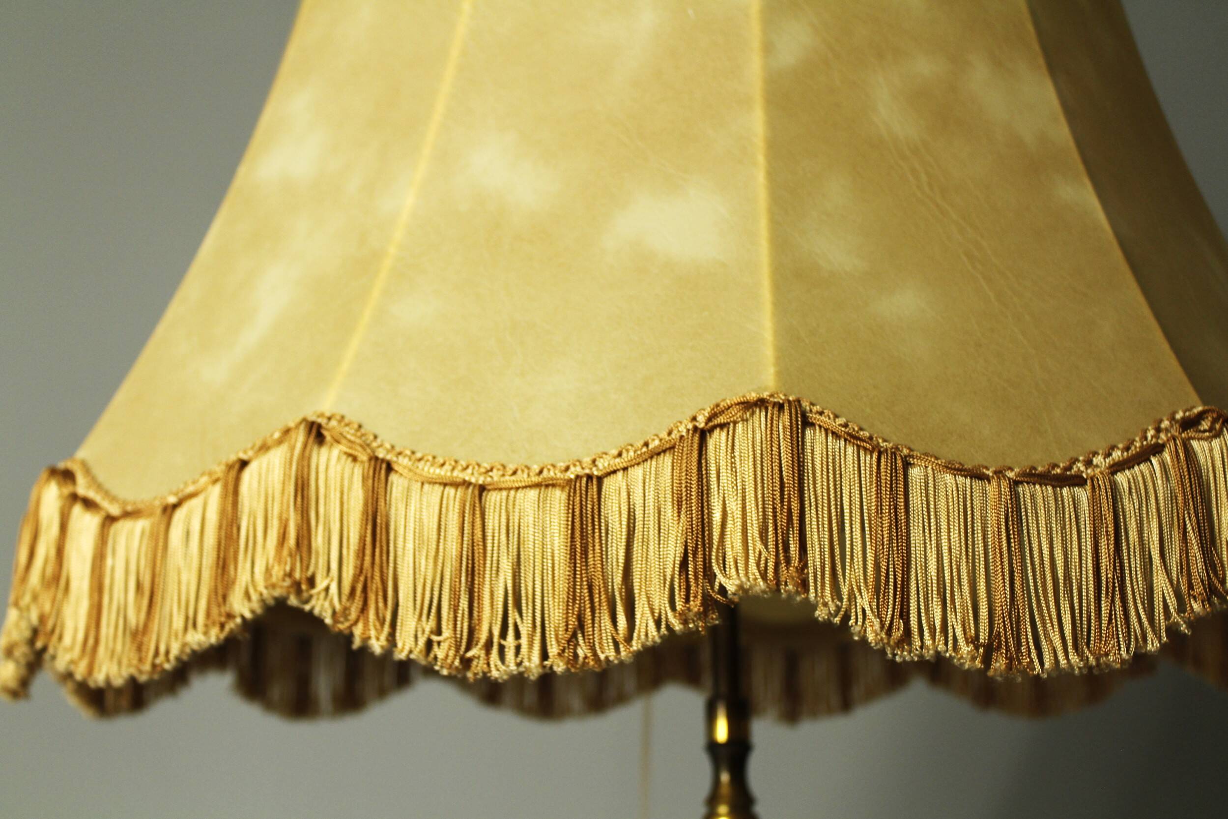 Large, Old World Brass Lamp, Germany 1950s