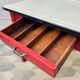 Vintage Kitchen Table with Enamel Top