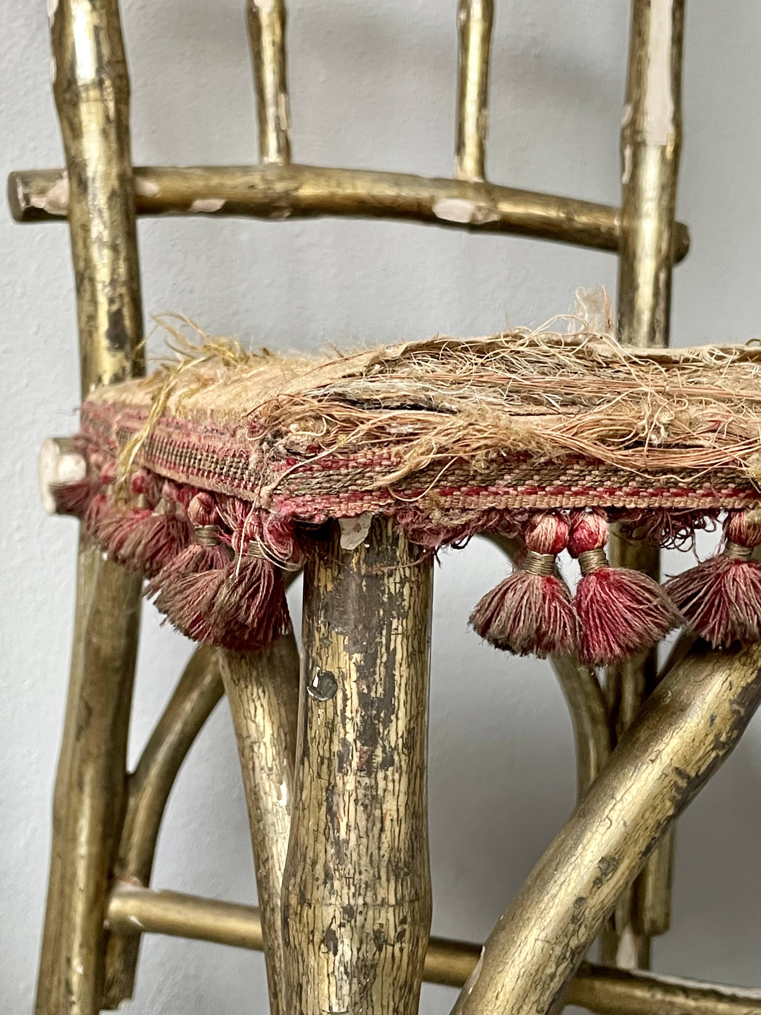 Pair of 19th century Faux Bamboo Parlor Chairs by Thonet