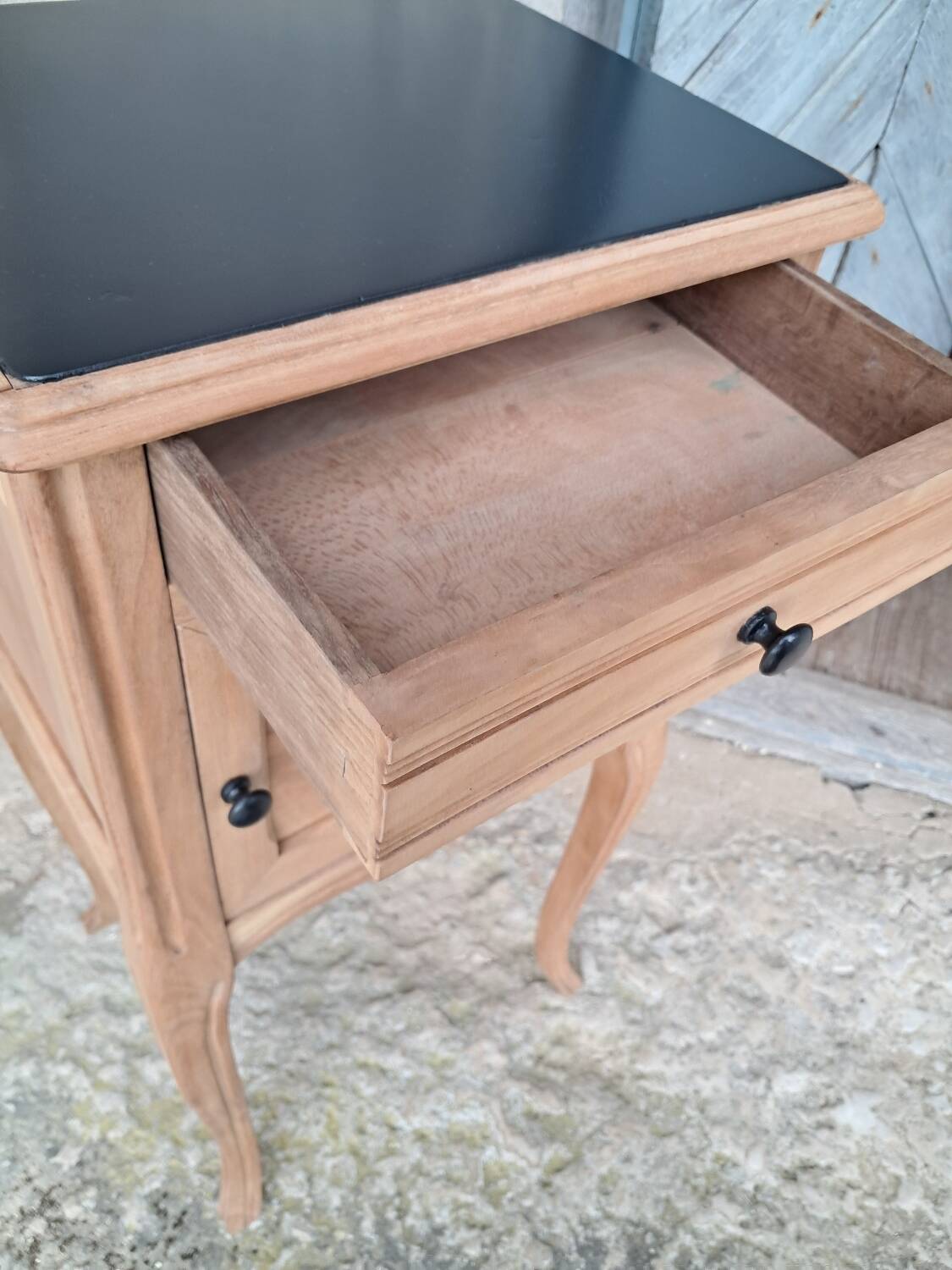 Airbrushed bedside table