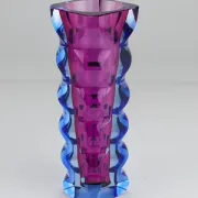 Oldrich Lipsky art glass studio vase, Atelier Exbor, Czechoslovakia, 1960s