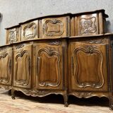 Monumental Provençal Louis XV style sliding sideboard