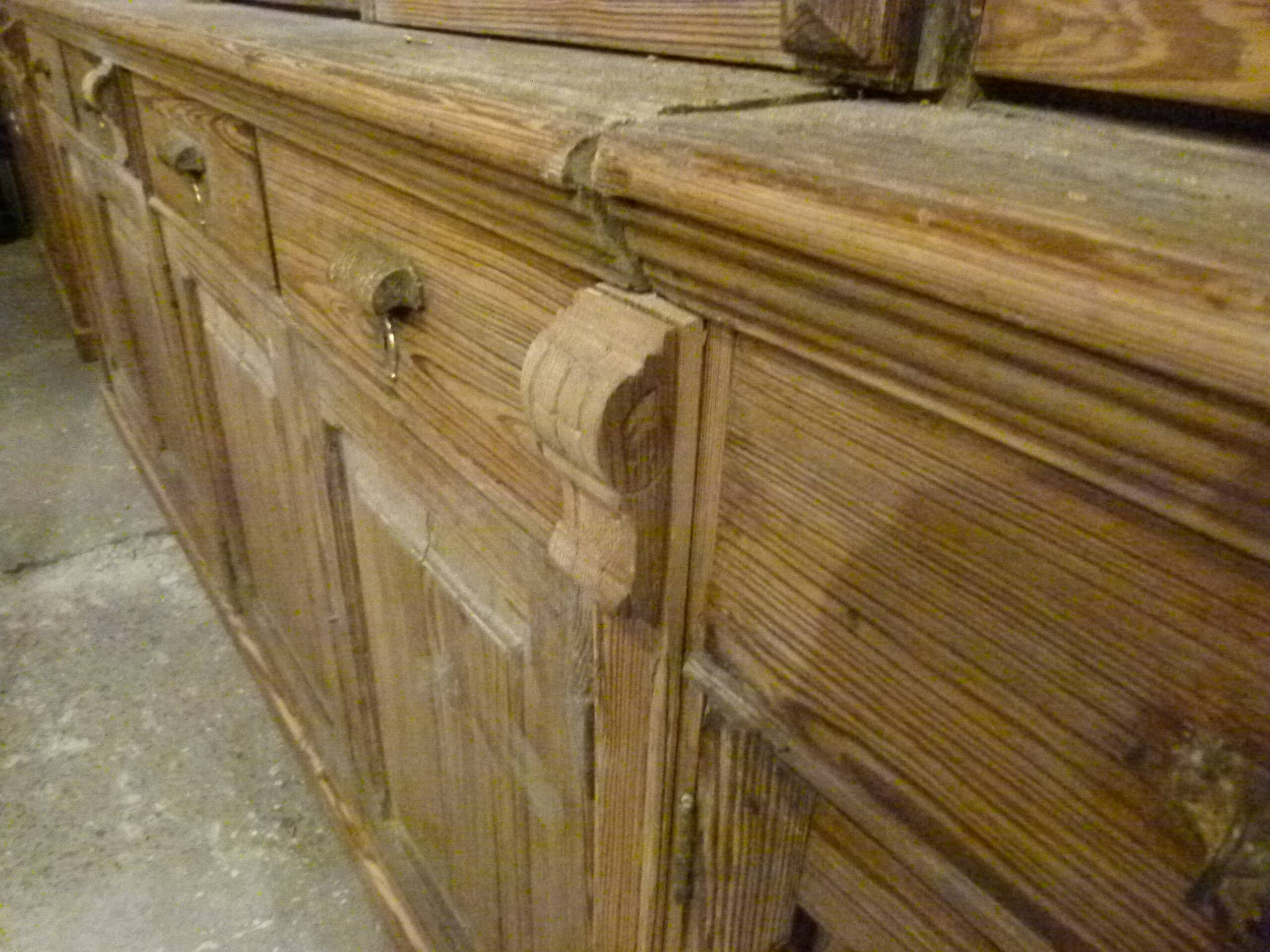 Early 20th century pharmacy window