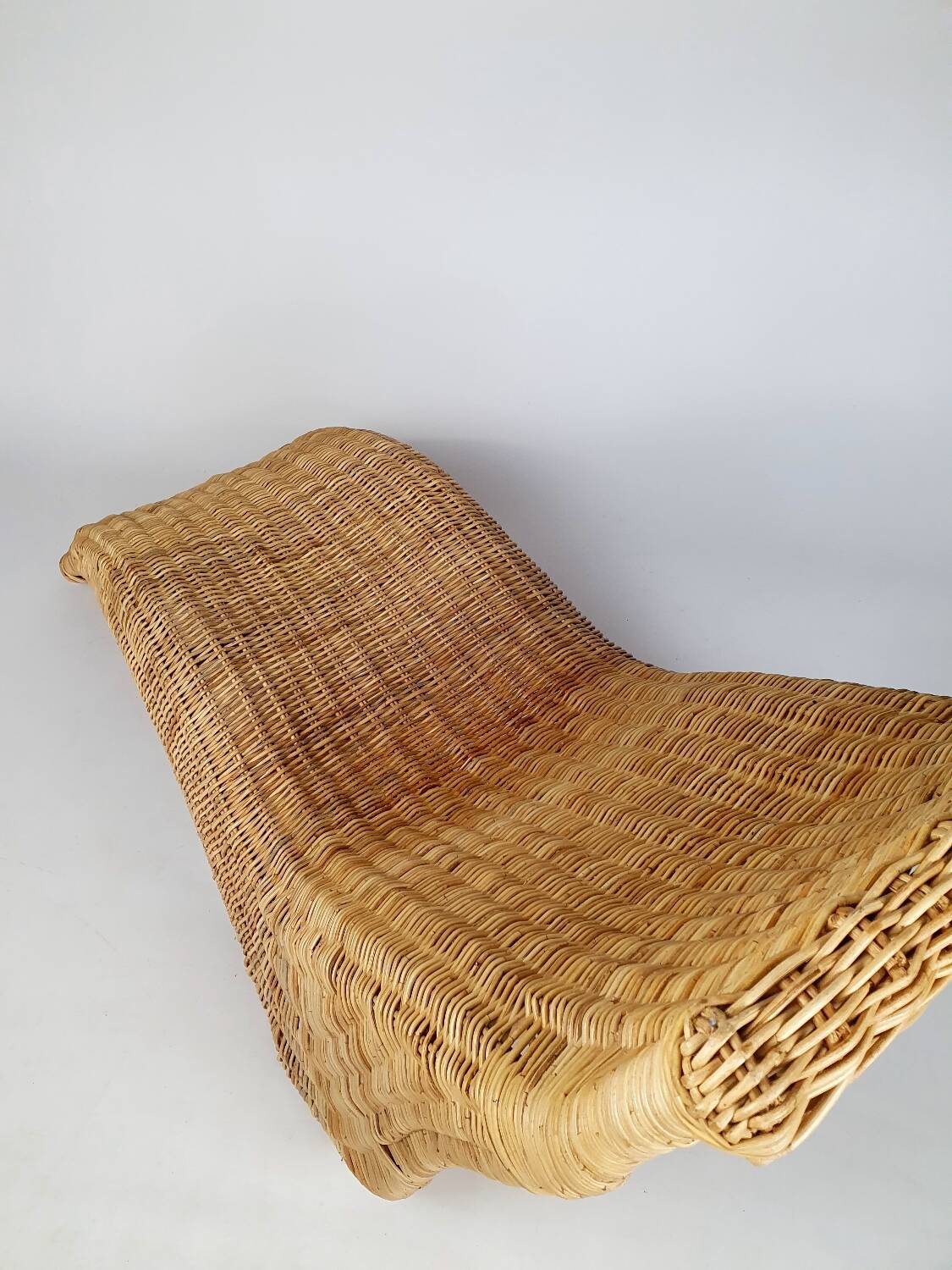 Karlskrona rattan lounge chair by Karl Malmvall for Ikea
