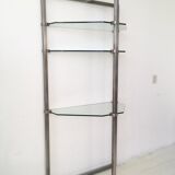 Bibliothèque en verre de Peter Ghyzy, modèle pionnier