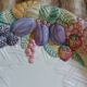 6 antique flat plates in majolica + dish