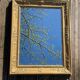 Beveled gold mirror