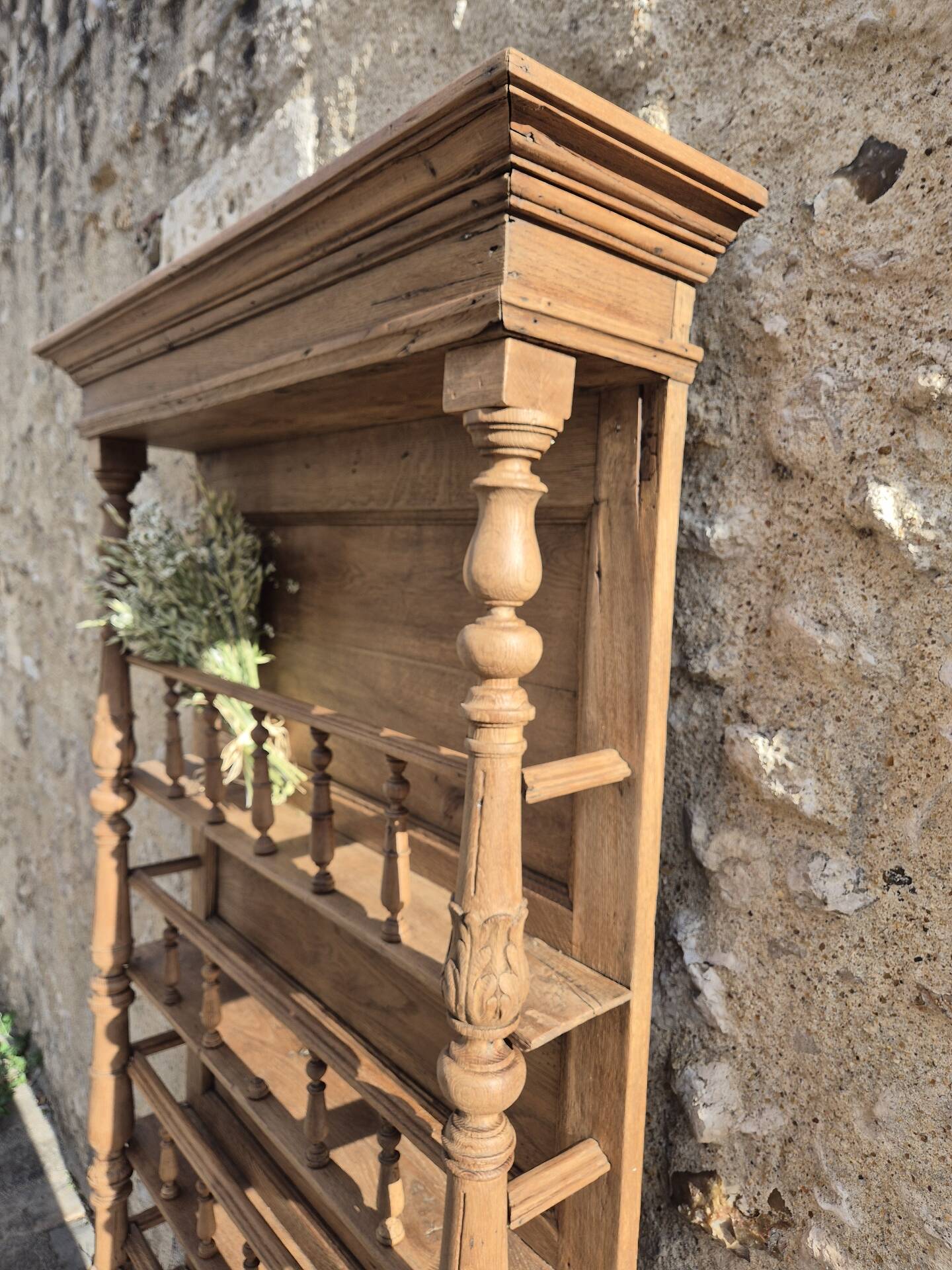 Antique oak dresser, unique piece
