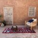 Tapis Marocain Boucherouite coloré - 93 x 245 cm