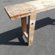Old wooden workbench
