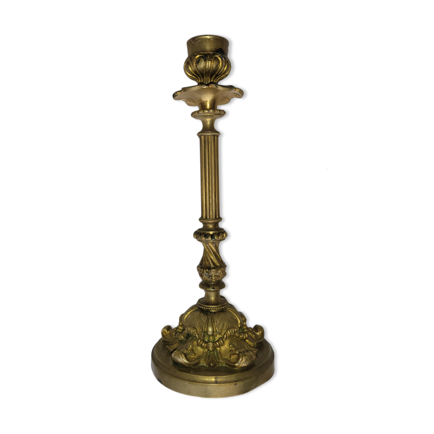 Brass candle holder