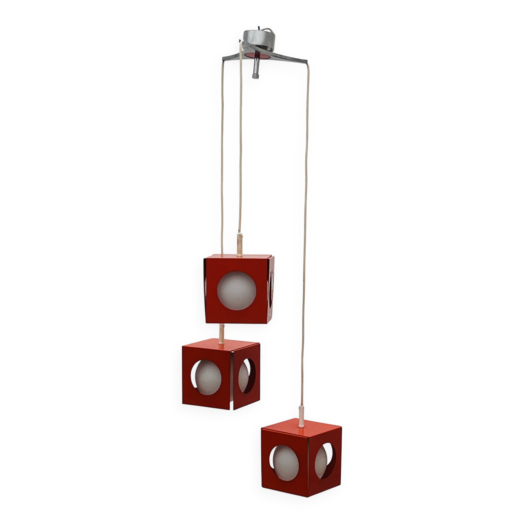 Suspension Space-âge orange