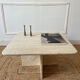 Vintage travertine coffee table