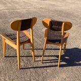 Pair of Roger Landault chairs for Sentou
