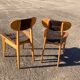 Pair of Roger Landault chairs for Sentou