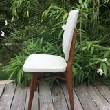 4 chaises en teck design 1960