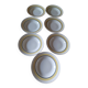 Set of 7 deep plates Moulins des Loups