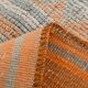 Orange & Green Turkish Runner Rug, 84x368Cm