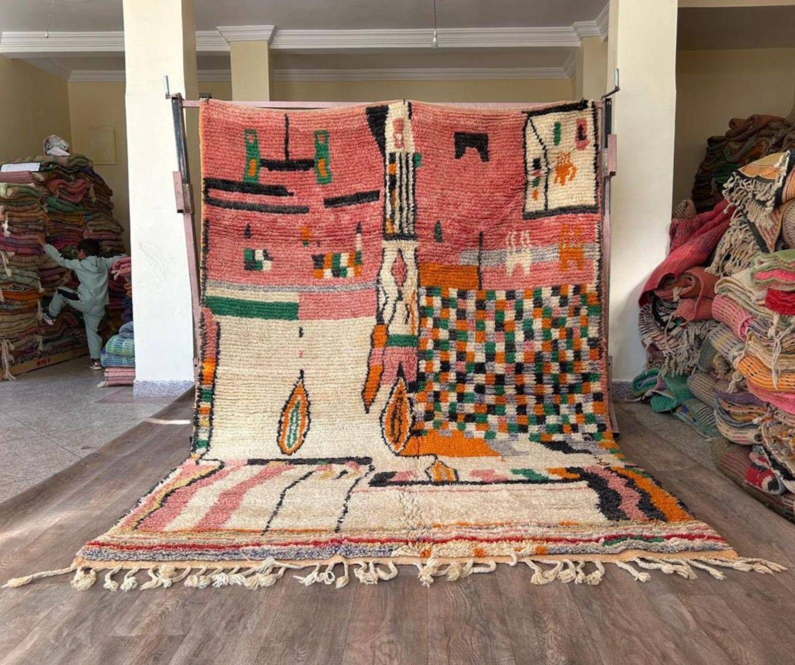 Tapis berbère artisanal 250/150cm