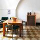 Dining table Afra & Tobia Scarpa Model 778, in solid cherry wood, Italy from the 1970s.