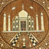 Anglo-Indian Taj Mahal Side Table Plant Table Teak 41cm