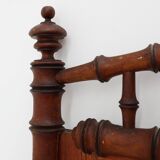 Antique 19th century faux bamboo mirror in wood, France