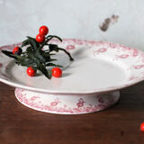 Cake stand Luna pattern by Manufacture Royale et Imperiale Nimy, ca. 1840s