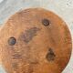 3 free-form oak tripod stools