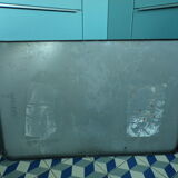 Old enamelled sheet metal panel parking prohibited