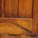 Ancien buffet en chêne et marbre, époque et style Art Déco
