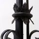 Grand Italian chandelier in wrought iron - 19th century