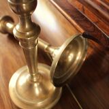 Brass torch candle holders