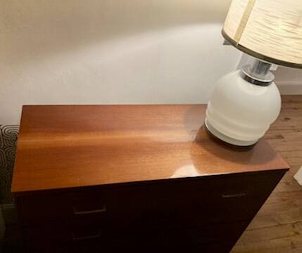 Mahogany chest of drawers