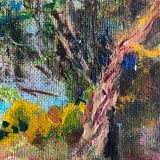 HST painting: "Landscape at the river" signed P. Foreet ec. from the 20th century
