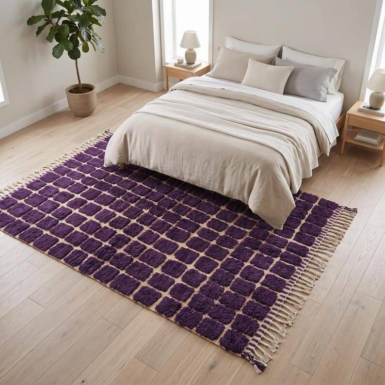 Moroccan handmade rug 210/280