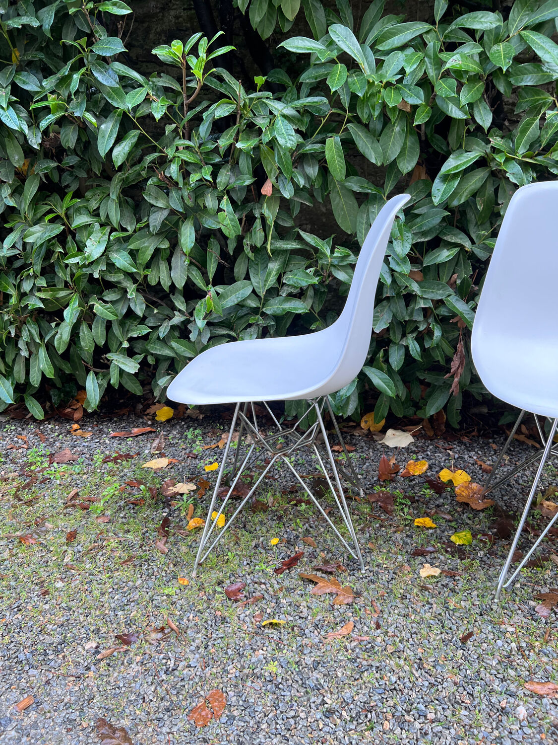 Pair of Plastic Side Chairs by Vitra