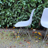 Pair of Plastic Side Chairs by Vitra