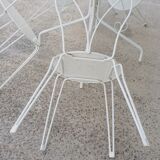 Wrought iron garden furniture