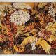 Vintage Aubusson tapestry signed by Hervé Lelong.