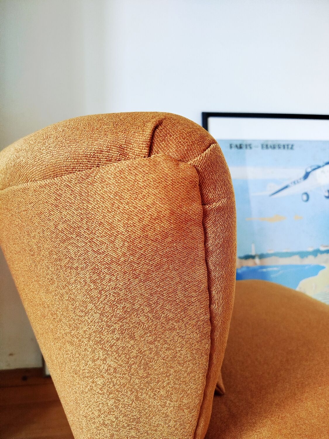 Blood orange cocktail armchair