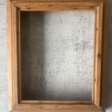 Waxed solid wood frame