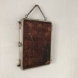 Mirror triptych barber, 1920 - 22 x 49cm