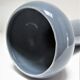 Blue blue grey glazed ceramic hyacinth vase design 70s - 80s