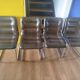 4 vintage 70s design chairs, Bauhaus/Breuer style