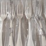 Set of 12 forks by Christofle