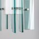 Vintage 60s chandelier in glass and plastic italian design